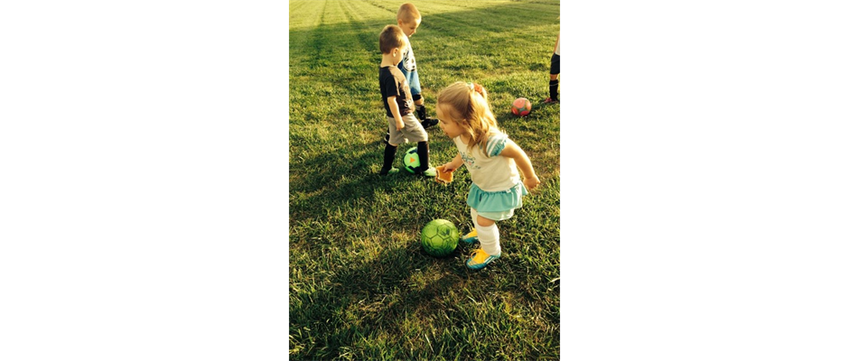 Nothing better than soccer and a cheese burger